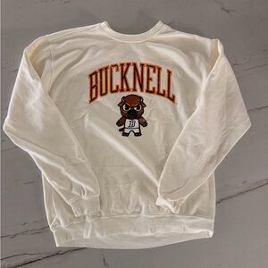 Blue 84 Bucknell Bison Sweatshirt Men’s Size L White Sample